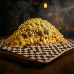 Salchipollo Desmenuzada Gratinada