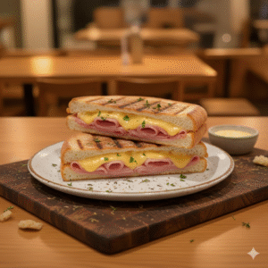 Sándwich Jamón y Queso