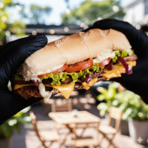 Sándwich Lomito y pechuga