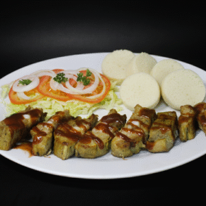 Costilla BBQ con BOLLO